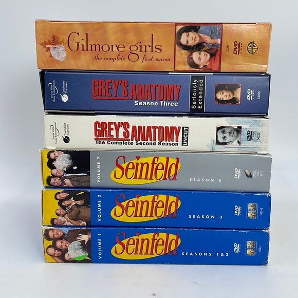 Bundle Seinfeld DVD Collection Seasons 1,2,3,8 Grey’s Anatomy Season 2,3 Gilmore - Picture 1 of 4